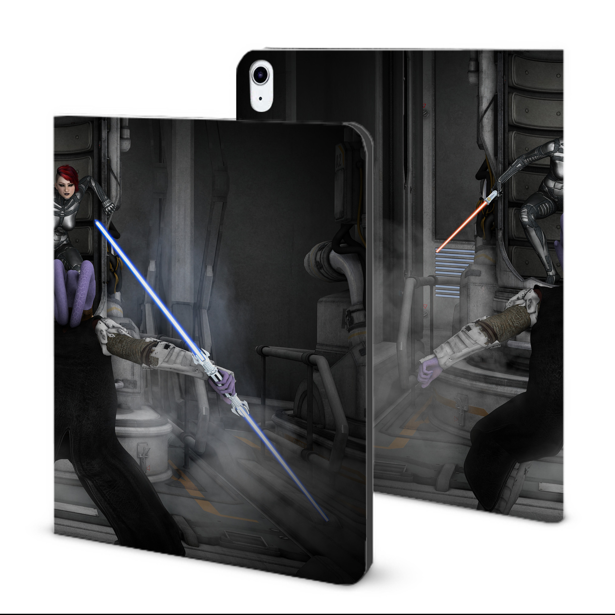 （画像用） スター・ウォーズ Star Wars IPad ケース ブック型 PUレザー TPU 耐衝撃 軽量 薄型 ペン収納なし 全面保護 IPad 各モデル対応